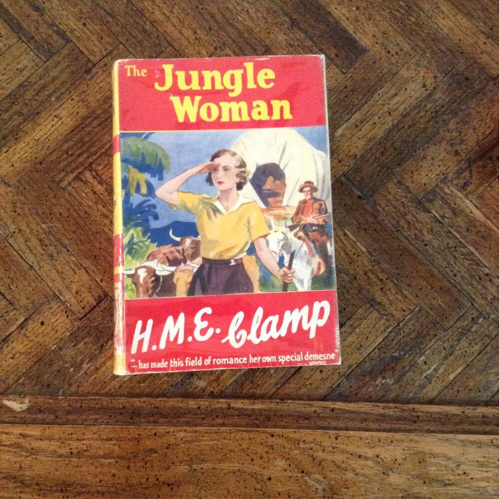 ORIGINAL Novel Jungle Woman by H.M.E. Clamp with Original Unclipped Dust Jacket